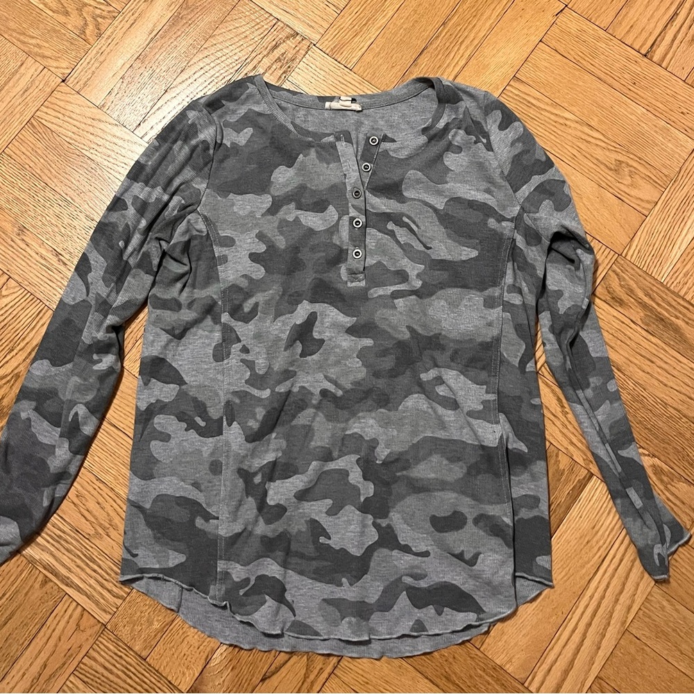 Camo long sleeve shirt